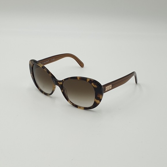 Kate Spade Brown Arcylic Round Frame Brown Lens Sunglasses. - Picture 2 of 16